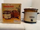 Vintage 1970's Rival Crock Pot Slow Cooker Avocado Green Model 3100 3.5qt Pot
