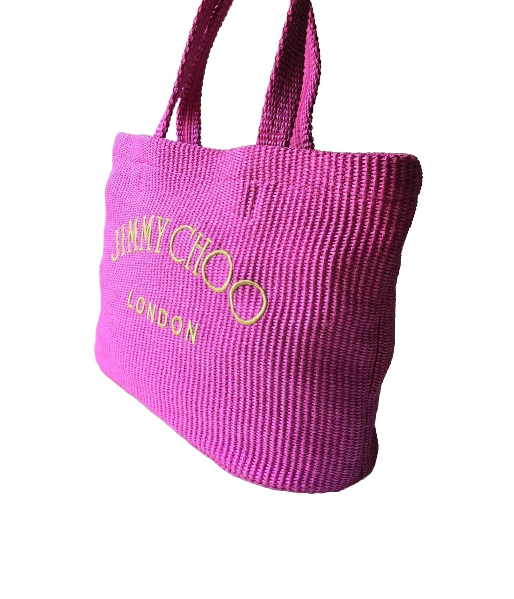 専用品JIMMY CHOO AVENUE/M ピンクベージュ TOTE BAG JIMMY CHOO ジミーチュウ AVENUE M TOTE JXF トートバッグ