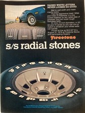 1978 Firestone Tire Print Ad - S/S Radial Stones