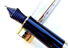 PARKER SONNET PERLE FOUNTAIN PEN SILVER PLATED  18k GOLD MEDIUM NIB FRANCE NOS — photo 10