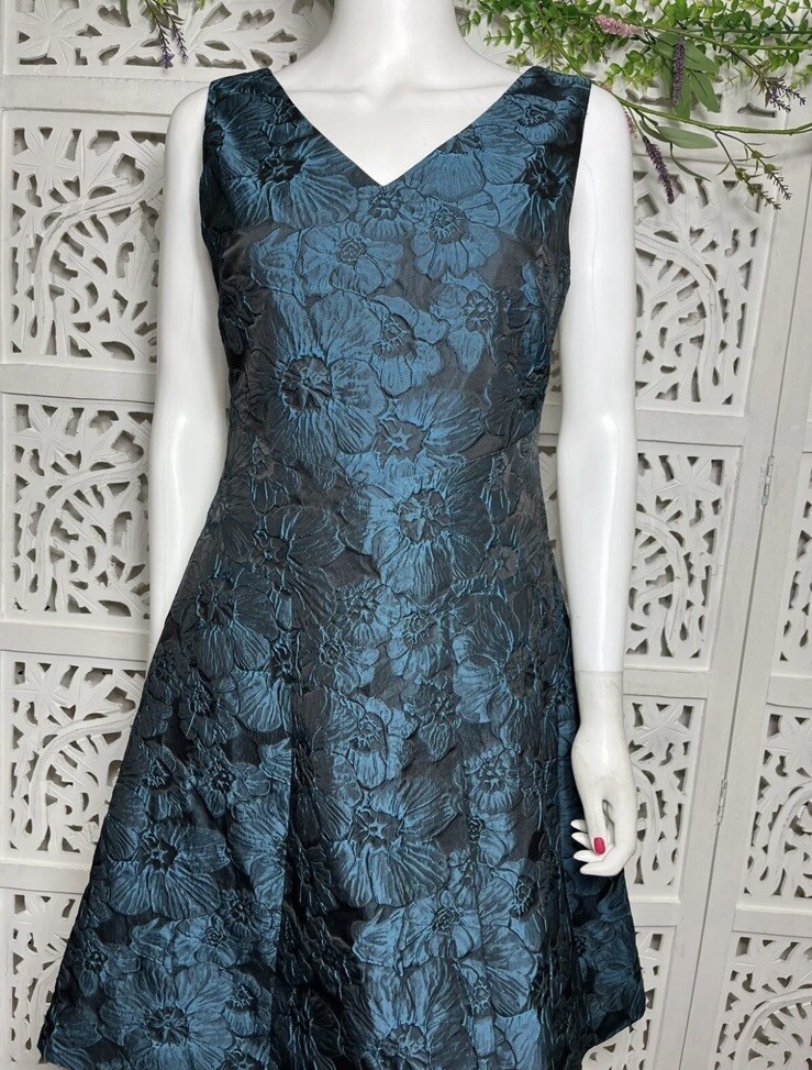 Donna Karan New York Women's Jacquard Floral Sleeveless