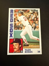1984 Topps Wade Boggs #30 2nd Year Card NM