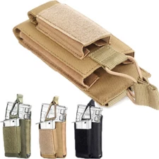 Tactical Molle Open Top Pistol Magazine Pouch Combat Mag Bag Storage Bag Pack US