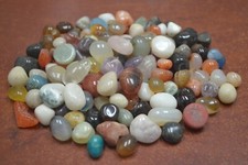 3000 PCS BULK SMALL MIX TUMBLED POLISHED GEMSTONE ROCK STONE 10 LBS BD-17