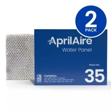 2 Genuine AprilAire 35 Water Panel Humidifier Filter Pad For 360, 560, 600 700