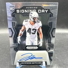 Jackson Mitchell Auto 2024 Panini Prizm Draft Picks Signing Day #SD-JML