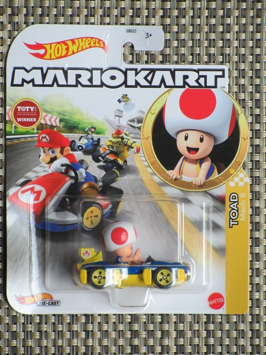 Mario kart best sale hot wheels toad