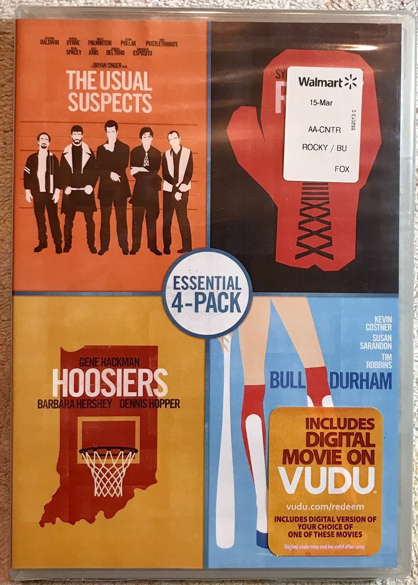 MGM:The Usual Suspects, Rocky, Hoosiers, Bull Durham (DVD MGM:The Usual Suspects, Rocky, Hoosiers, Bull Durham (DVD