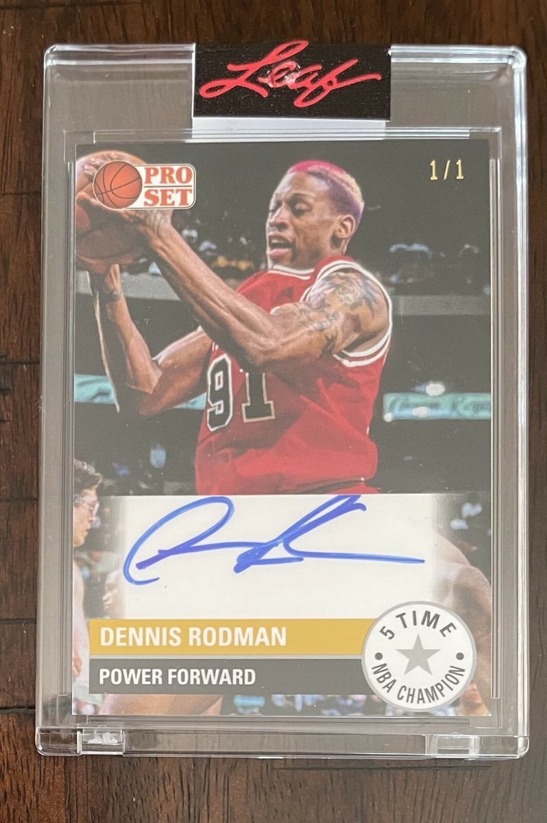 dennis rodman ultimate signature auto Dennis Rodman 2004-05 Upper