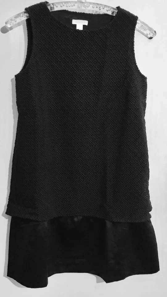 GARNET HILL Size 4 6 Crochet Lace A-Line Trapeze Flapper Black Party Dress NWT - Image 4 of 4