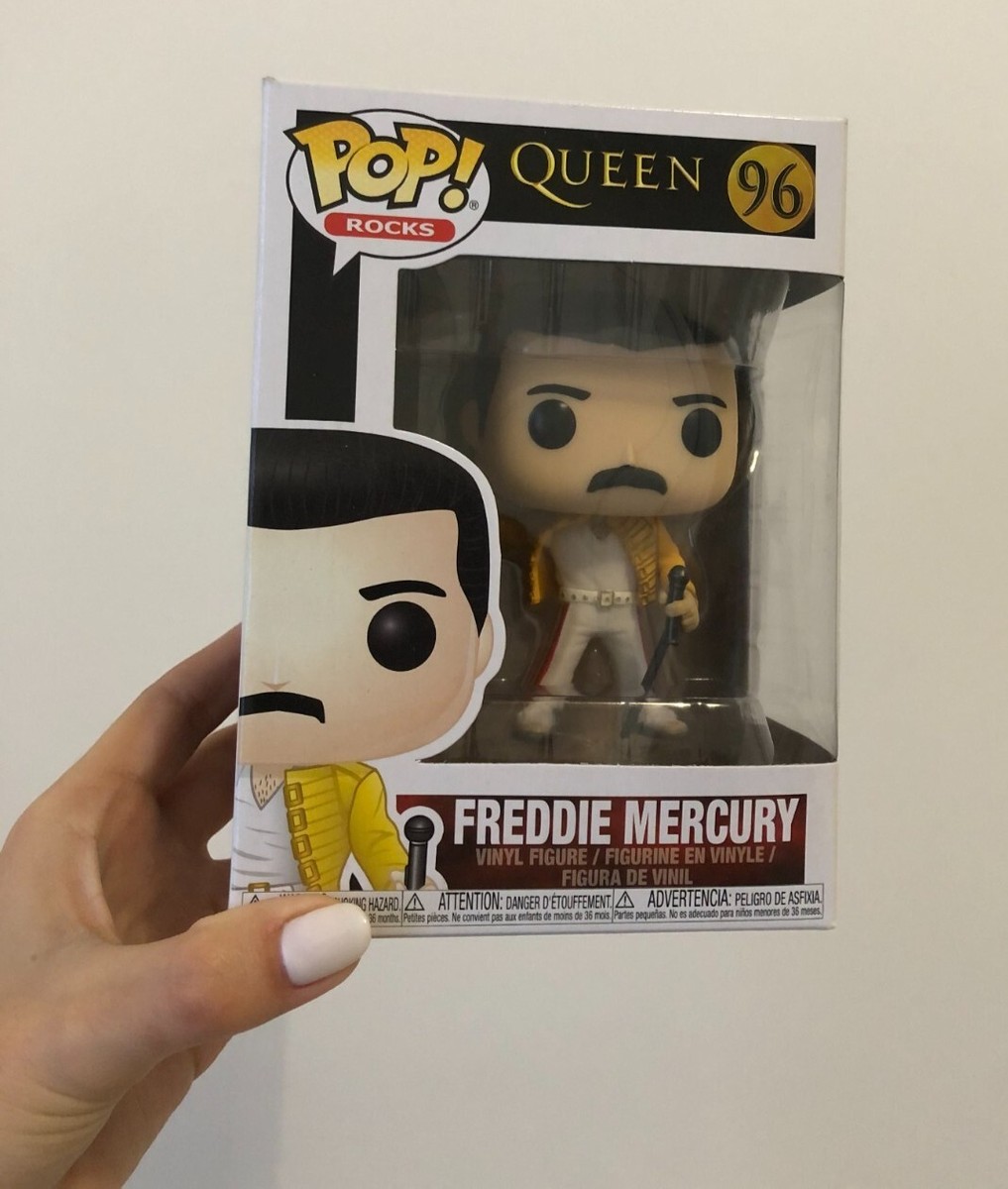 Funko Pop Rocks: Queen Freddie Mercury Wembley #96 Vinyl Figure | eBay