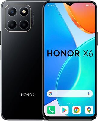 Honor X6 - 64GB - Midnight Black (Unlocked) (Dual SIM)