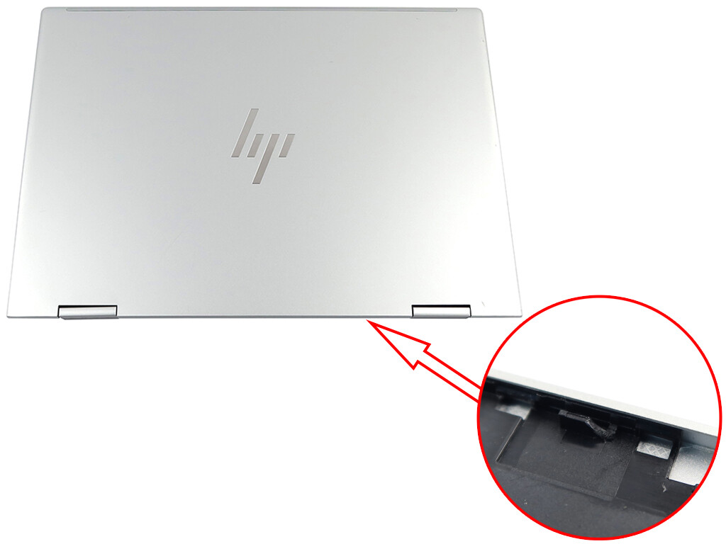 HP ENVY 13-BF LCD Cover with Hinges & Antennas N15675-001 Broken Clip-image