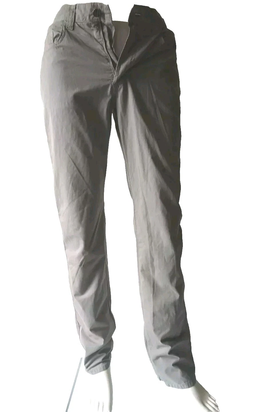 Pantaloni chino Versace taglia 30×32 gambe sottili 5 tasche estive leggeri con logo