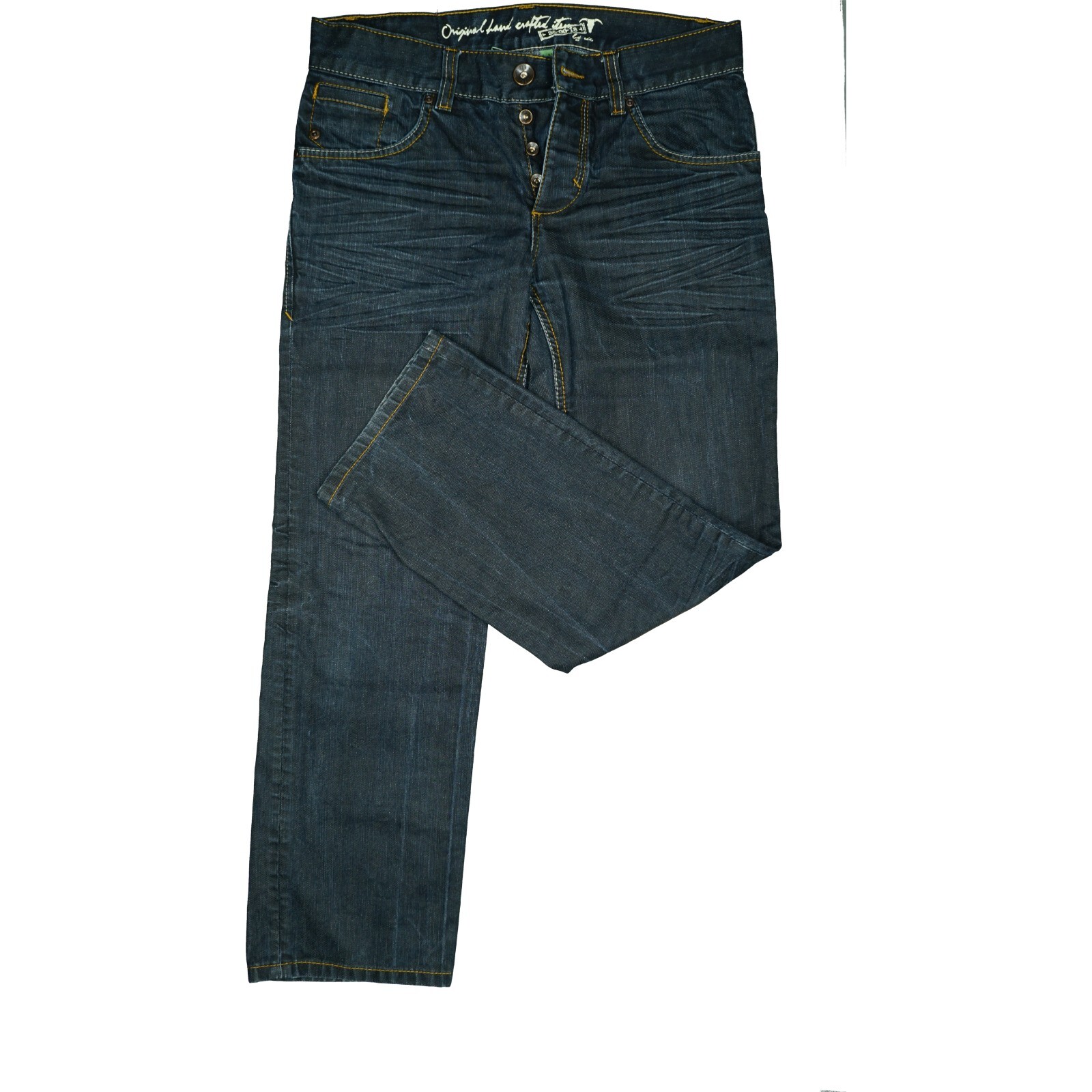 EDC by Esprit Brand Mens Jeans Trousers Straight Eagle Fit 48 M W31 L30 Dark Blue image 5