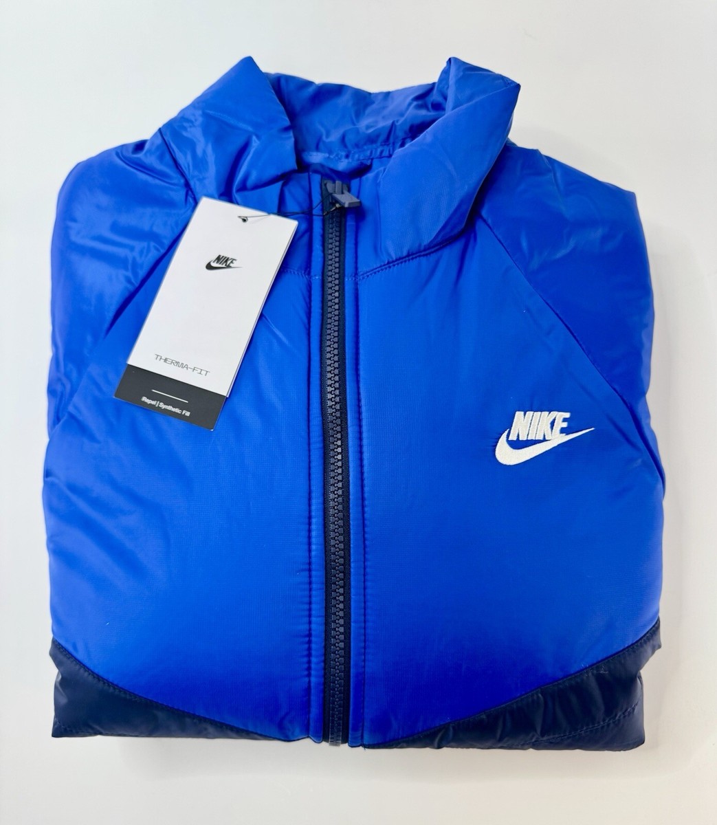 Nike Therma-FIT Men's Size XL Blue Windrunner Repel Zip Nike Therma-FIT Men's Size XL Blue Windrunner Repel Zip