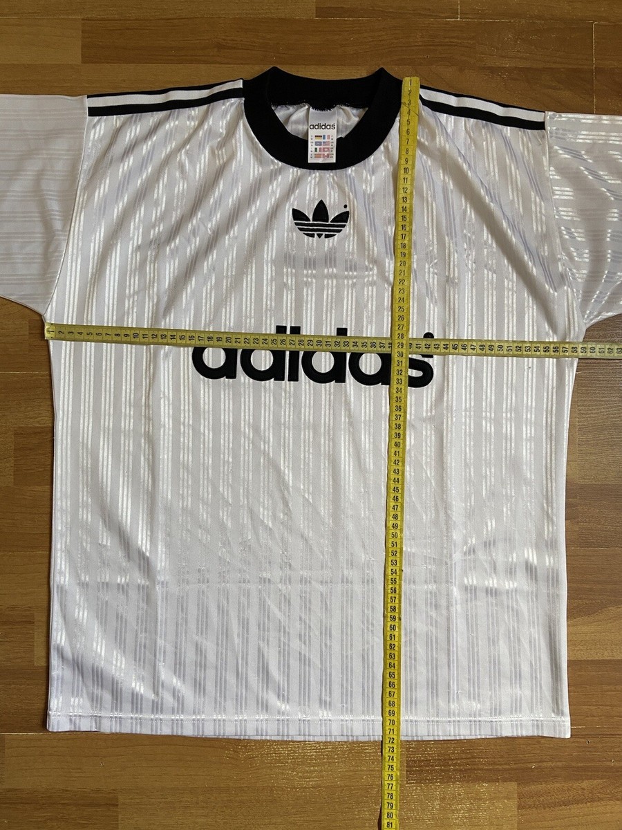 ADIDAS 90s BIG LOGO FOOTBALL SHIRT SOCCER JERSEY ADIDAS sz M