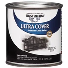 Rust Oleum Painter's Touch Ultra Cover Gloss Black Paint 8 Fl Oz Multi Surface