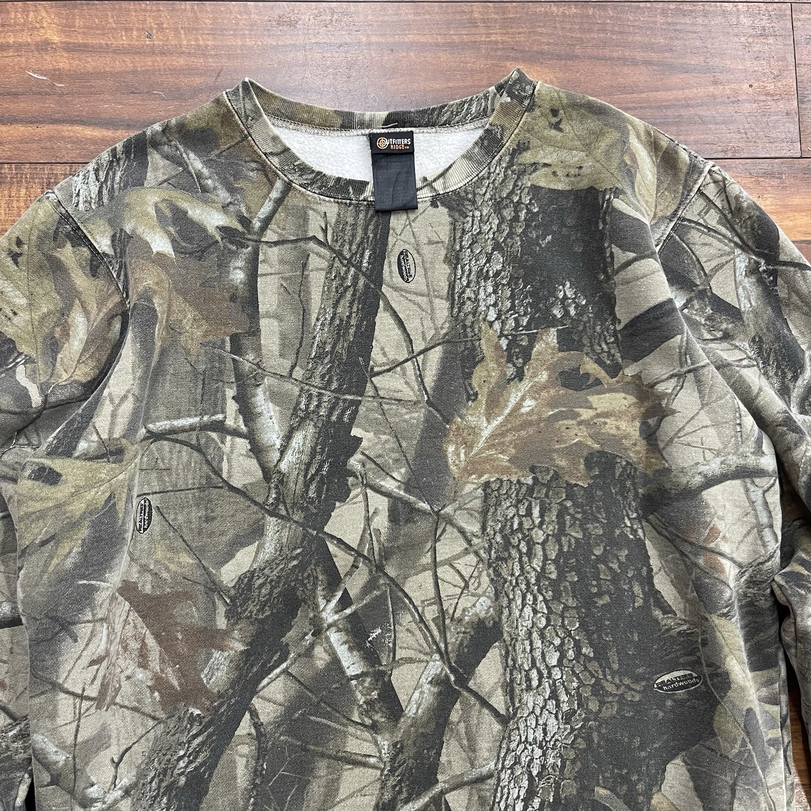 Realtree Camo Outfitters Ridge Mens Large Camouflage Crewneck Sweatshirt