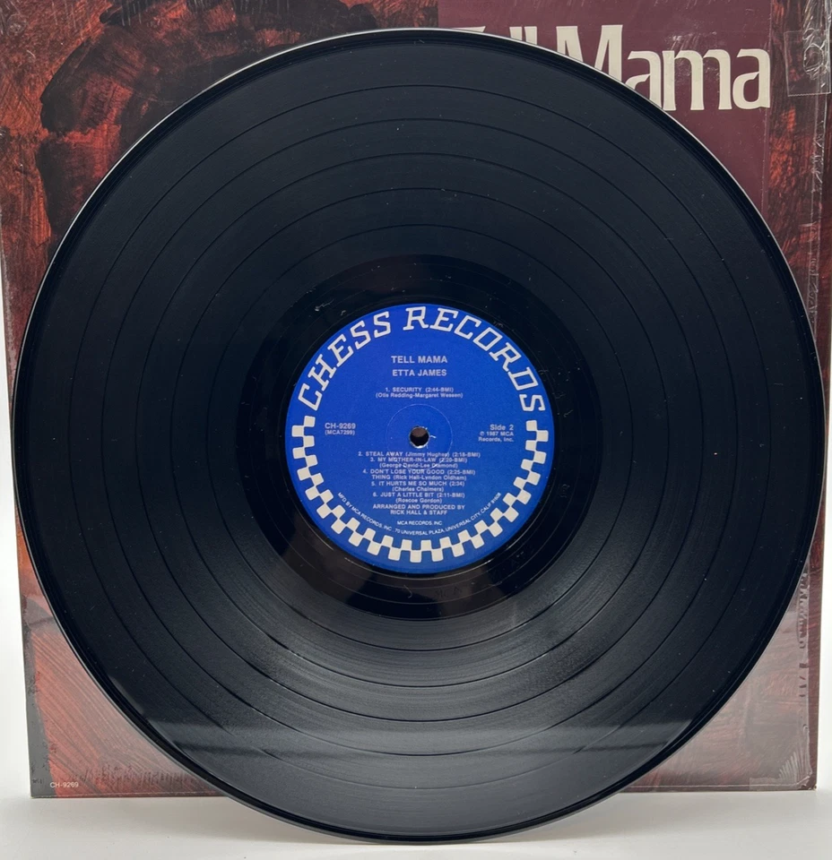 ETTA JAMES "Tell Mama" LP 1987 Chess – CH-9269 Reissue Mono In Shrink NM - Image 4 of 4