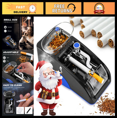 Automatic Cigarette Rolling Machine - Electric Mini Tobacco Injector, Easy Use