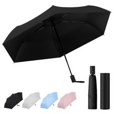 Auto Open Close Umbrella - Ultra Light Compact Travel  Backpack Size for Wom...