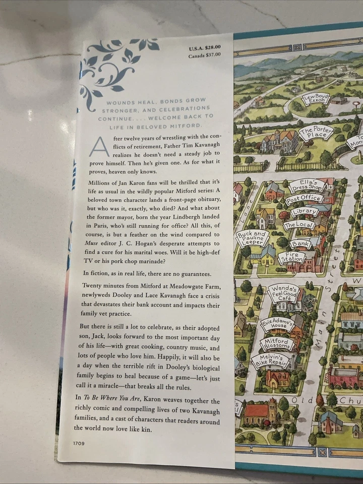 To Be Where You Are by Jan Karon Signed Copy 2017  Hardcover First - Imagem 4 de 4