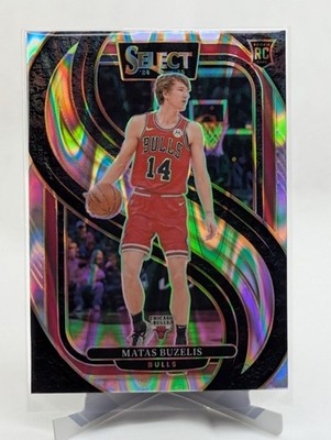 2024-25 Panini Select - Premier Level Matas Buzelis, #166 Tectonic Prizm (RC)