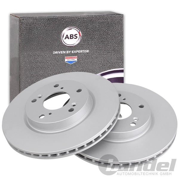 2X A.B.S. Bremsscheiben 282Mm Vorne Passend FüR Honda Accord Element-image