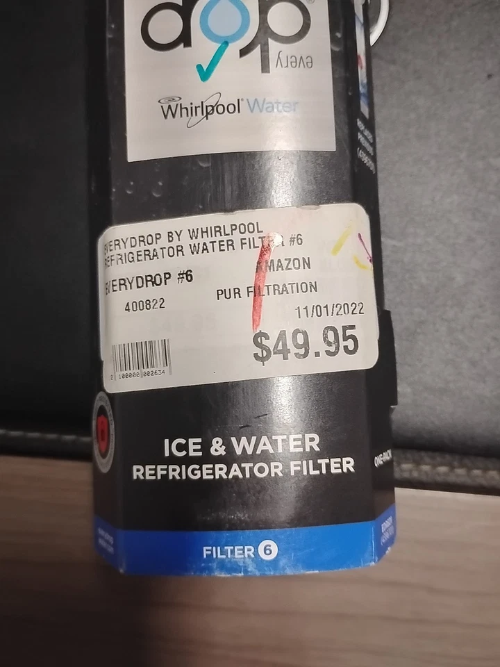 Every Drop By Whirlpool Ice and Water Refridgerator Filter#6 Single pack- EDR6D1 - Image 4 of 4