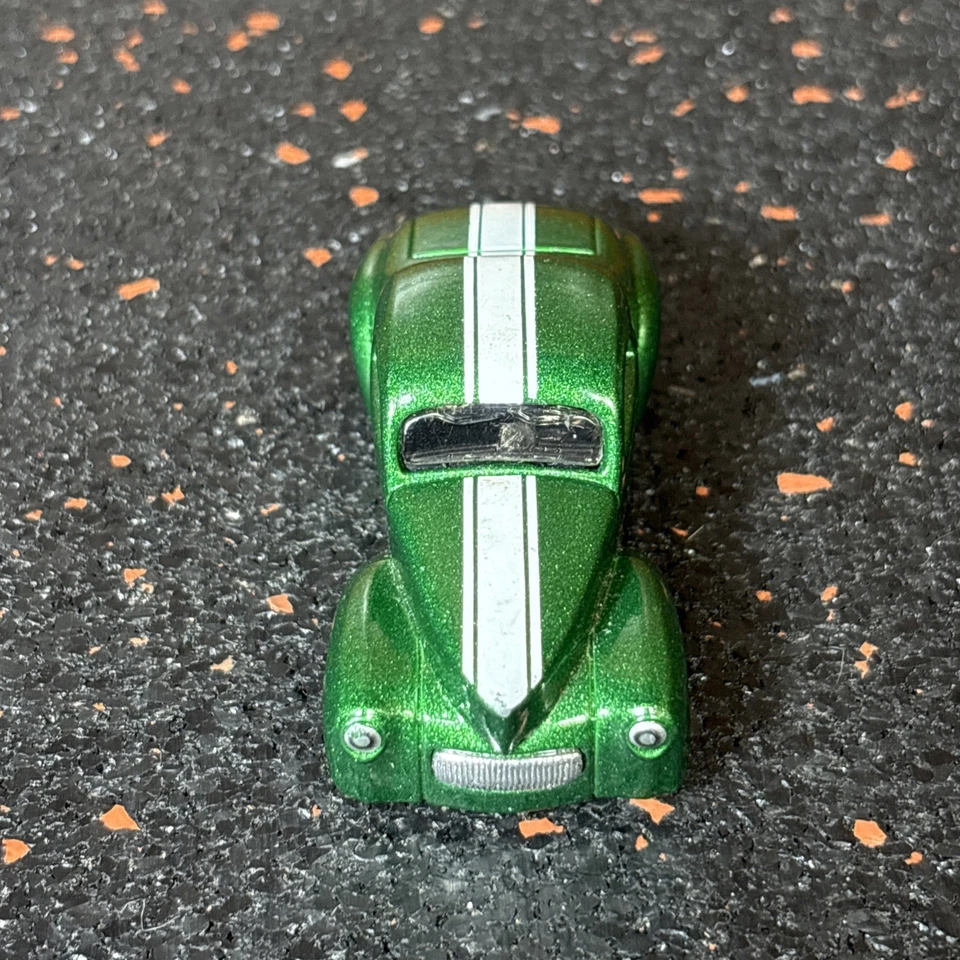 Vintage Maisto 1941 Willys Gasser Coupe Green Real Ride Tires - Image 3 of 4