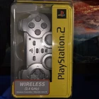 OFFICIAL Sony Katana Wireless 2 Controller for PlayStation 2  / Silver