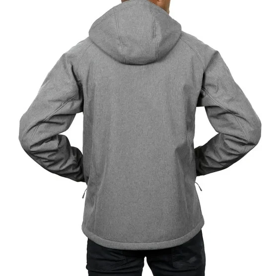 Kirkland Men's Fleece Lined Softshell Jacket - GRAY (Select Size: S-3XL) - Image 2 of 4