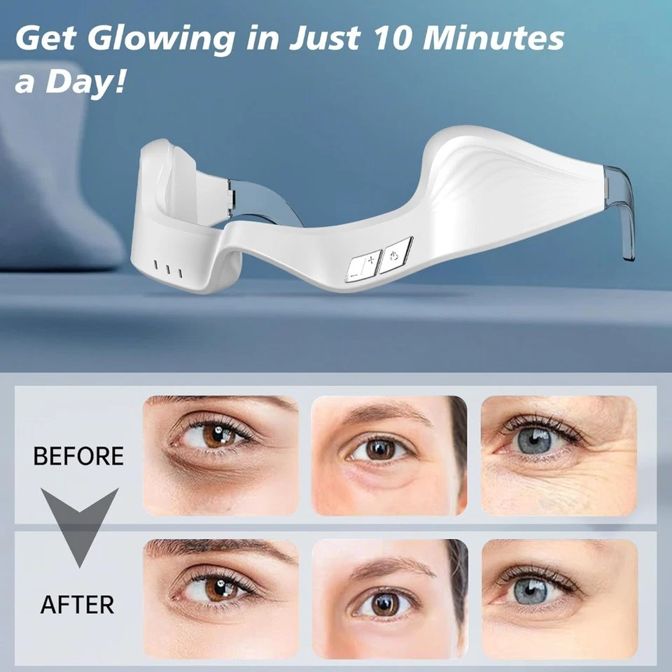 Dispositivo de terapia de luz roja debajo de los ojos 650 nm para bolsas de ojos ojeras y arrugas Foto 4 de 4