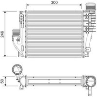 Valeo 818304 LadeluftküHler FüR Toyota Peugeot Citroen Opel Fiat Traveller V