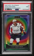 2021-22 O-Pee-Chee Platinum Rainbow Color Wheel Alex Ovechkin #3 PSA 9 MINT 2d8
