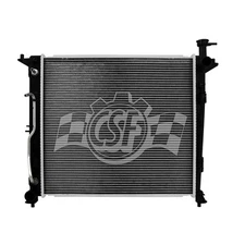 Replacement Plastic/Aluminum Radiator w/Transmission Oil Cooler