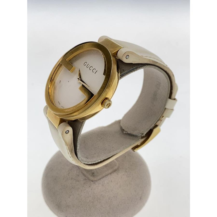 GUCCI 133.3 Cream Case Size 4.3 ×3.8cm Used Watch #2004 | eBay