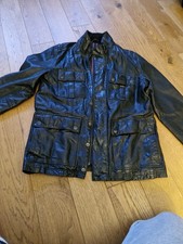Ted Baker Leather Jacket Medium Size Unworn