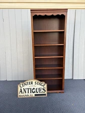 67136 Cherry Open Bookcase Storage Cabinet