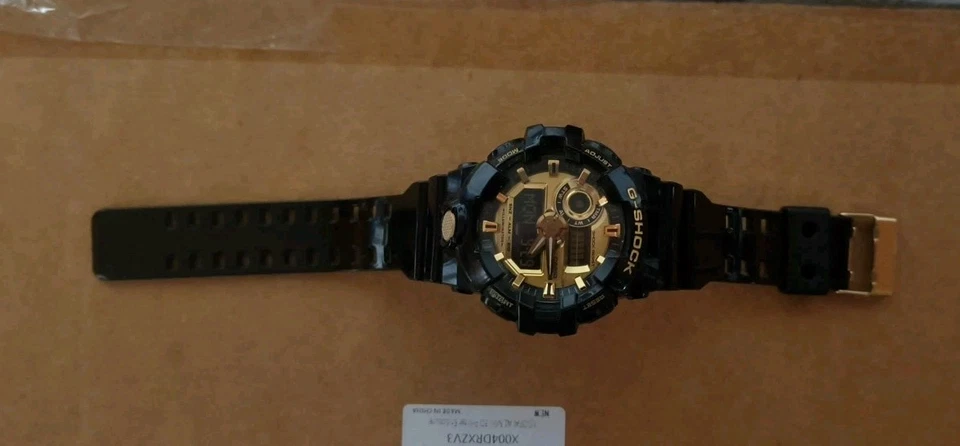CASINO G-SHOCK GA-710GB.  КЛАССИЧЕСКИЕ СПОРТИВНЫЕ АНАЛОГОВЫЕ/ЦИФРОВЫЕ ЧАСЫ.  - Изображение 2 из 4