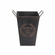 Iron Pail Tapered Body Home Decor Rustic Farmhouse