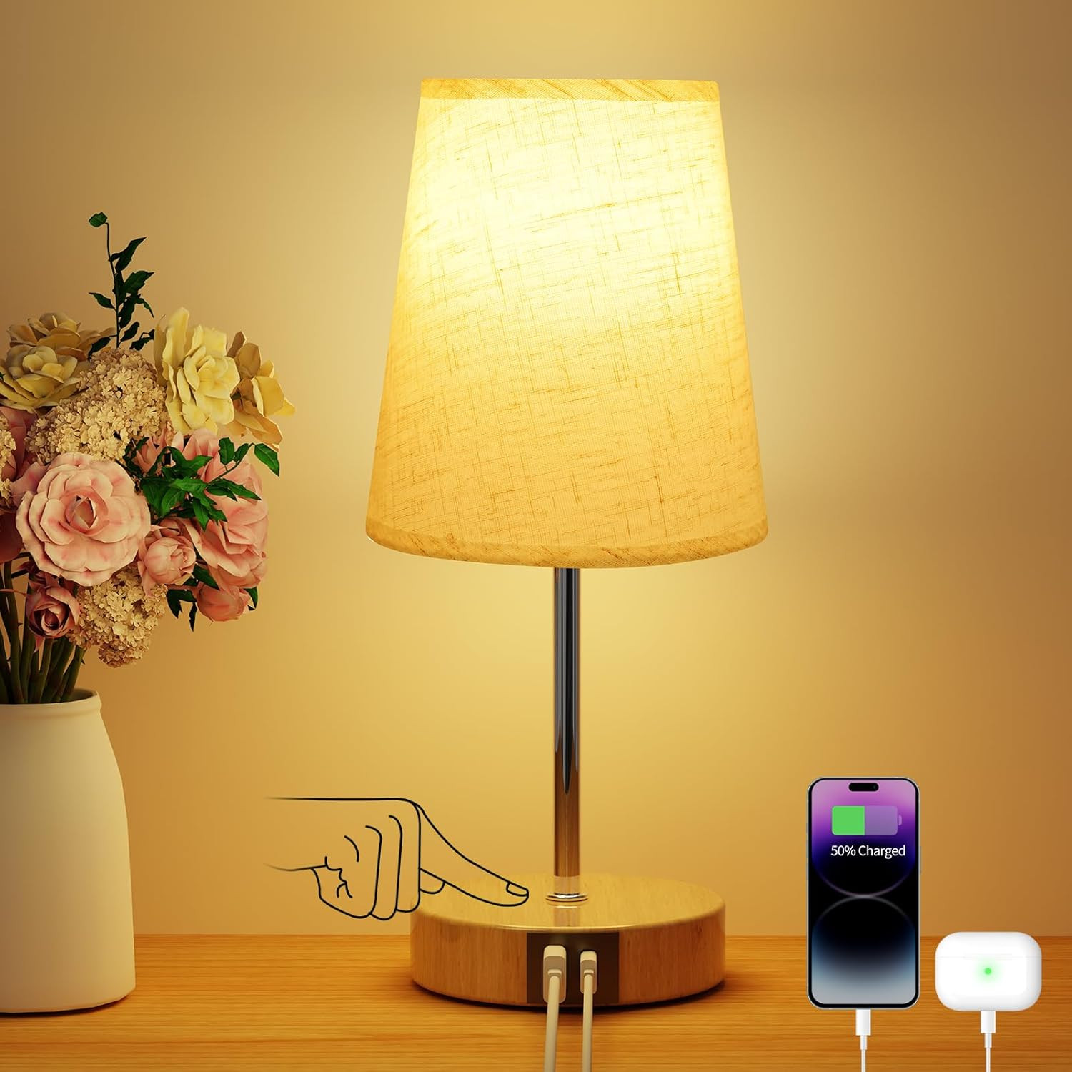Lampada LED Touch 3 Livelli Dimmerabile - Illuminazione Comodino