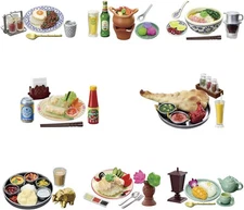 RE-MENT Petit Sample Series ASIAN DINING 8pcs Full Complete Set BOX