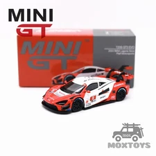 MINI GT 1:64 720S GT3 Evo Pfaff Motorsports 2024 IMSA red white Car
