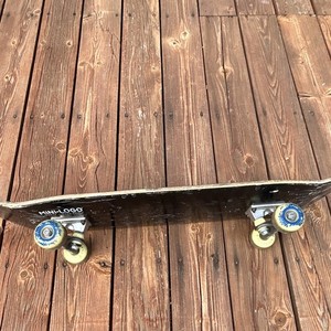 Mini Logo Complete Skateboard w/ Trucks & Wheels Black Wood Deck