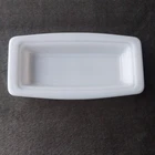 Pyrex Vintage White Milk Glass Butter Dish Bottom Base ONLY Replacement Piece