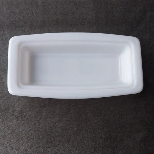 Pyrex Vintage White Milk Glass Butter Dish Bottom Base ONLY Replacement Piece