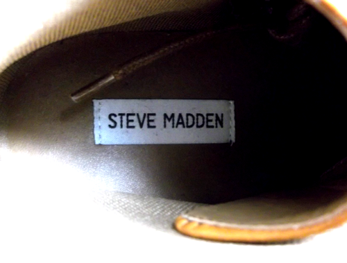NEW Steve Madden Men's P-Broome Chukka LACE-UP BOOTS brown Size 11 - Picture 7 of 7
