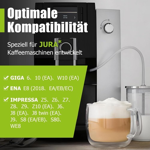 Milchschlauch mit 2 Anschlussnippel für Jura E8 S8 J8 WE8 X5 Z5 Z6 Z7 Z8 Z9 Z10 - Picture 8 of 13
